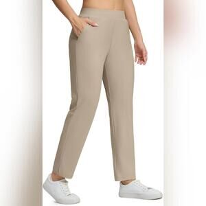 NWT Seamaid Lightweight Casual Travel Golf Work Pants with Zipper Pockets, M